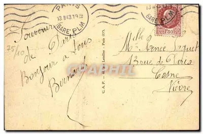 Les Grands Boulevards - Portes St-Martin e St-Denis — Cap, n°987 — Verso