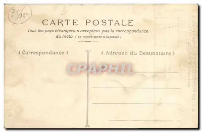 Montmartre — Die Kirche Saint-Pierre (Westseite) — L.A., Paris 588 — Rückseite