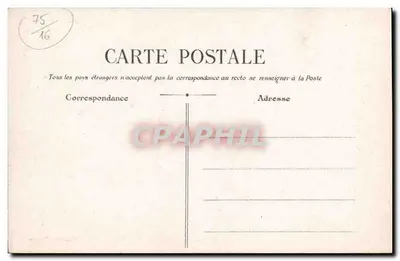Paryż - Trocadéro - Façada — wydawca Mazagran, nr 224 — Rewers