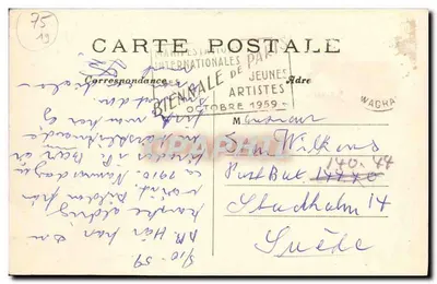 Paris - Buttes-Chaumont - O Lago - Os Rochos e o Belvedere — C. M. n°1271 — Verso