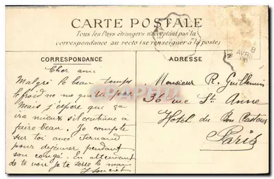 Castelo da Chasse — Floresta de Saint-Leu (S.-A.-O.) — Editor: 26 — Verso