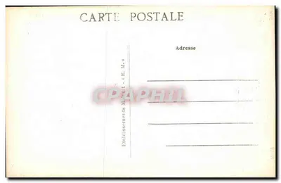 Souvenir Porte-Bonheur de Sèvres — Editor E.M., n°4001 — Verso