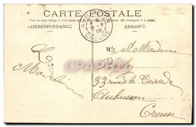 Park Saint-Cloud — Aleja Marnes, 24 fontanny — F. Marmonde, nr 95 — Rewers