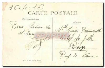 Saint-Leu (S.-et-O.) — La Feuilteraie — Editore E. Le Deley, n°10 — Verso