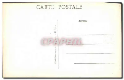Souvenir Porte-Bonheur z Sévres — wydawca E. M., n° 4001 — Rewers