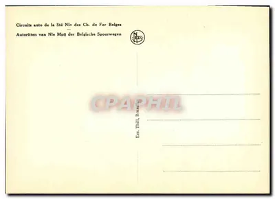 Les Fonds de Quarreux — Remouchamps — Editora Remouchamps, número de série não visível — Verso