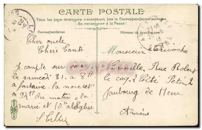 Hôtel Excelsior w Middelkerke — J. Detournay — wydawca nieznany, nr serii 3635 — Rewers