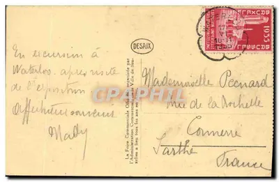 Bruxelas — Grand'Place (n°13 a 19 e 20 a 28) — Lados Sudeste e Nordeste — E. Desaix, editor Brux. — Verso