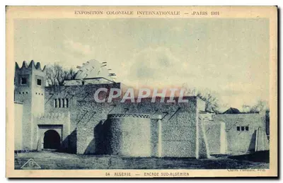 Encadre Sul-Argelino — Exposição Colonial Internacional — Paris 1931 — Charles Plomala, Arq.