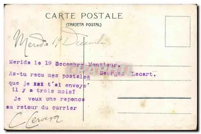 Dom Don Luisa w Lerma — C. & P. Prawa zastrzeżone 1911 — Rewers