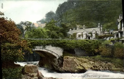 Pont-y-Pair, Bettws-y-Coed — Pont-y-Pair, Bettws-y-Coed — The Wrach, série n° 1372