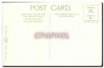Cobden's Hotel — vue du bord d'un ruisseau — The Wreath, série n°15775 — Verso