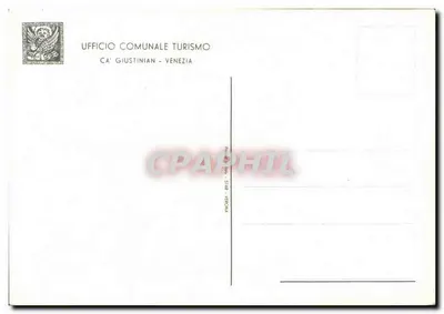 Veneza - Facciata della Basilica di San Marco (particolare) — edição das Assicurazioni Generali n°125 — Verso