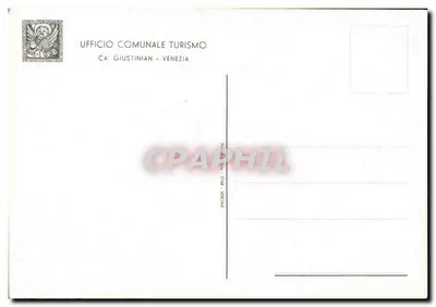Venice — The Grand Canal at Ca' Foscari — Editions Assicurazioni Generali n°125 — Back