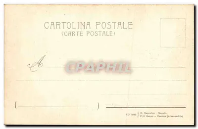 Pompei - Casa dos Vettii — ilustração colorida — Stan. Armenino, Gênova, Dep. Dilettate — Verso