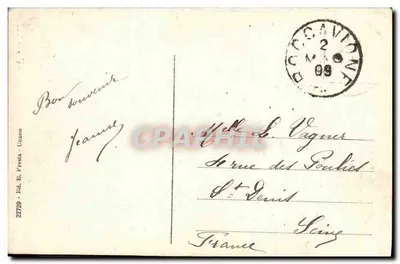 Tenda (Valle Roia) — Nel Vallone di Valmasca — Ed. E. Fresia - Cunio — Verso