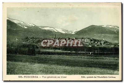 Puigcerda — Vista geral no inverno — Edição especial da Hostellerie Cerdane, n° 588