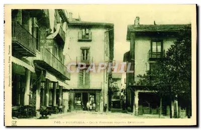 Puigcerdà - Calle Prognero Esquina Revolución — editor: Reseppià Llaverà Frères, n° 746