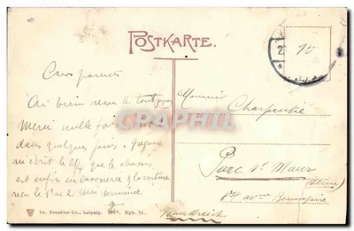 Königsberg i. Pr. — An der Werfti alle — Dr. Tronklier Co., Lipsk — Rewers