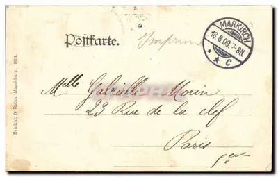 Markirch — La Escuela — Reinicke & Ruhm, Magdeburg, n° 10844 — Reverso