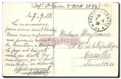 Kyllburg — Widok z pięknego widoku — Verlag Hugo Quitin — Rewers