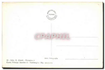 Ventimiglia - Italiaans-Franse grens - Brug S. Luigi — Vallone S. Luigi, Lampona, Bocca Superiore, Touring Club Italie — Achterkant