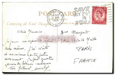 River Thames z wieży Victoria, Dom Parlamentu, Londyn — 743 — Rewers