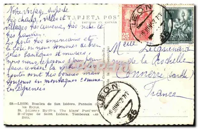 Basílica de San Isidoro — Panteão dos Reis — Editor Tapjeta Post — Verso