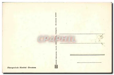 Plaza de Catalunya em direção ao Tibidabo — vista panorâmica — Zerromitz, n°18 — Verso