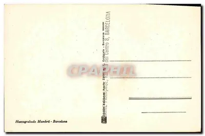 Barcelona - Palau del 'Coliseum' — editor Zerrouk, n° 54 — Verso