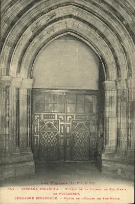 Puigcerdà - Porta da Igreja de Santa Maria, 6º século