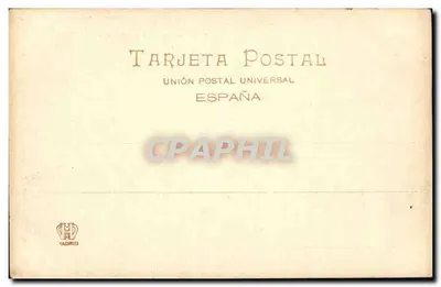 Madrid — Palacio Real y Cuartel de la Montaña — Hauser y Menet, n° 1714 — Reverso