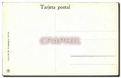 Retablo głównego ołtarza katedry w Sewilli — wydawca M. Chaparteguy, Sewilla — Rewers