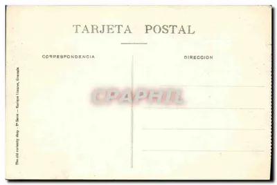 S. GRANADA — Puerta de Justicia — wnętrze — wydawca Enrique Linares, seria 2* — Rewers