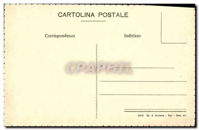 Torino - Saída do Borgo Feudal — Ed. V. Ecclesia, n° 01316 — Verso