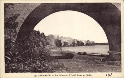 Azemmour — A Ponta e o Oued Oum er Rebia — Editor Générale de Photographie, n° 29
