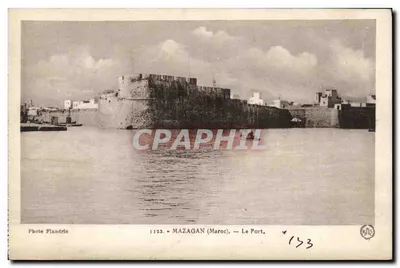 Mazagan (Marrocos) — O Porto — Foto Flandrin, n° 1122