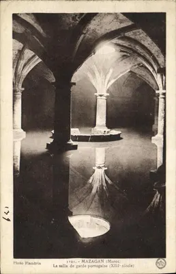 Mazagan (Marrocos) — Sala de guarda portuguesa (século XIII) — Foto Fiandrin, n° 1121