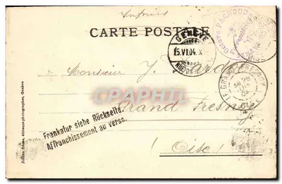 Ginevra — Vista scattata dal Parco Mon-Repos — Octave Paehlmann — Verso