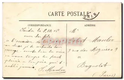 Argélia — Jovem Árabe e seu Burro. — LL. — N° 35 — Verso