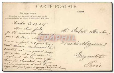 Modlitwa w pustyni — Kolekcja Idealna P. S. — n° 489 — Rewers