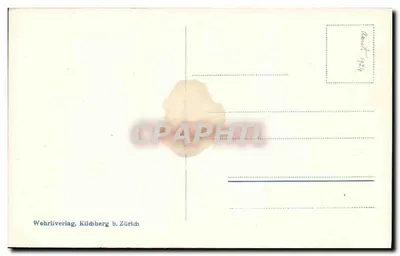 Furkastrasse — Glaciar do rio Rhône com automóvel postal — Wehrli Verlag, n° 30578 — Verso