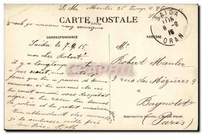 Dzieci z wioski Nègre — J. Geiser, fot. — Alger, n°37 S. — Rewers