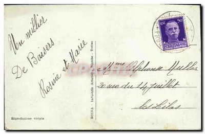 Cassino — Villino A. Giallonardi z magazynem piwa Pèroni i fabryką lodów — DIENA - Industrie Artistiche, Pianito — Rewers
