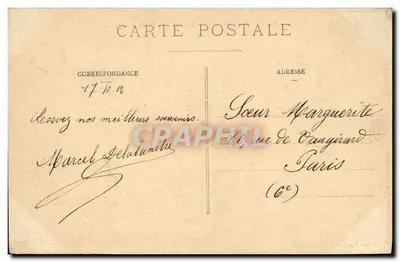 Argel - Mustapha Supérieur - O Museu e o Jardim — Coleção Régence, edição Argel, n° 320 — Verso