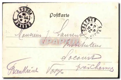 Sparchenschmiede — widok spadku wodnego — wydawnictwo Reiner & Lippacher, Munchen, nr 201 — Rewers