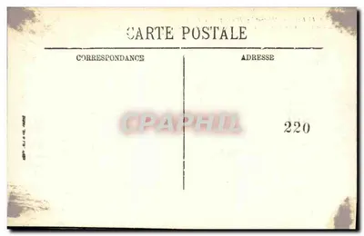 Montpatelize (Vosges) — A Igreja bombardeada pelos Alemães — Visé Paris n° 57 — Fotográfica da Armada — Verso