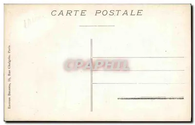 Dinant (Bélgica) — Rue Grande — destruição após guerra — Editor E. Balaca, Paris — Verso
