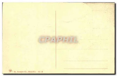 Zamek Władyców, Sala Ogródnicza — Gand — Dr. Trenkler Co., Bruksel, Ga. 41 — Rewers