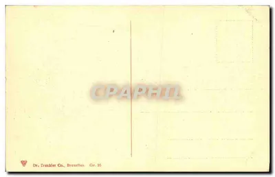 Wnętrze katedry św. Bavona — Gand — Dr. Trenkler Co, Bruksela, Gs. 55 — Rewers